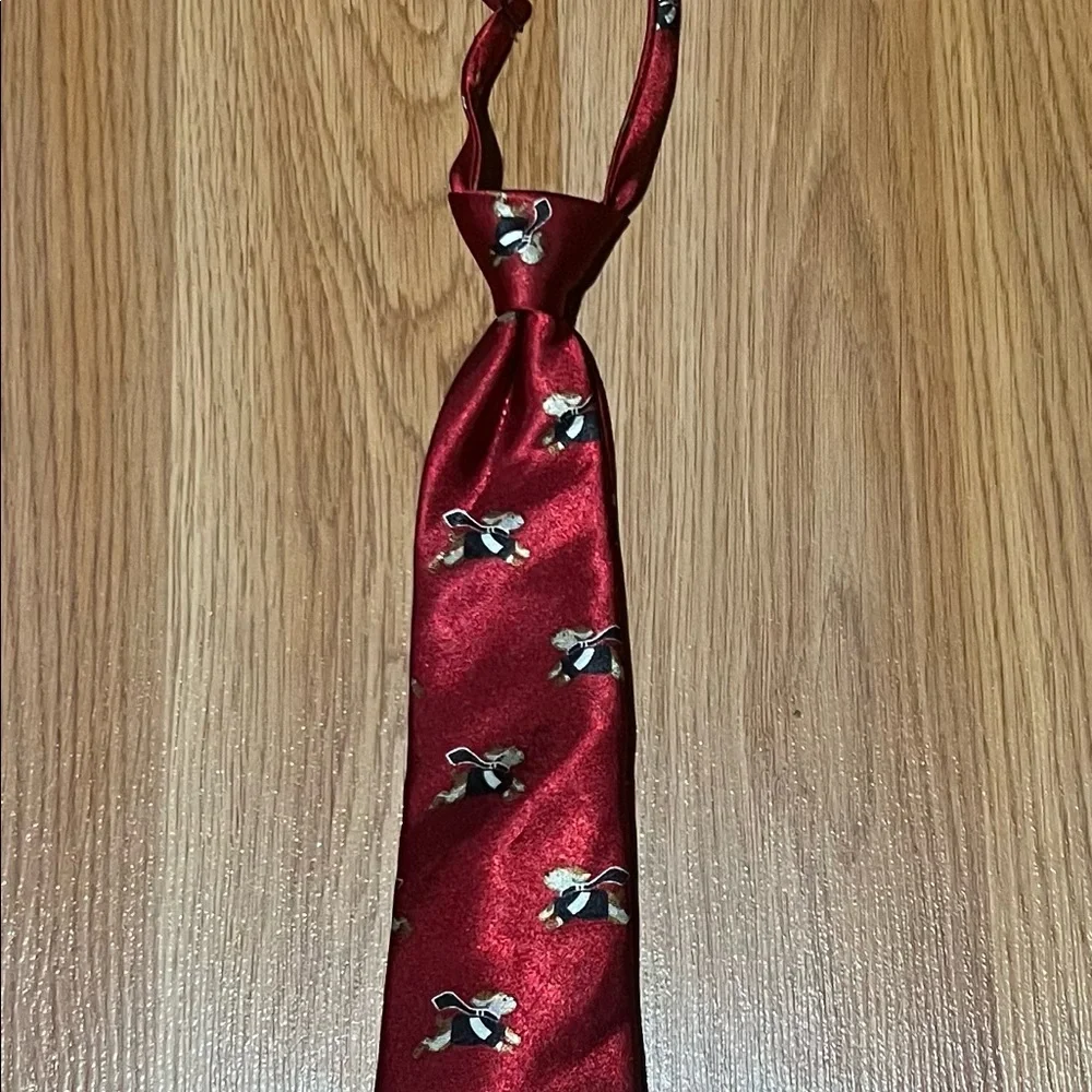 THE CHILDREN PLACE Toddler Boys Red tie with graphic dog